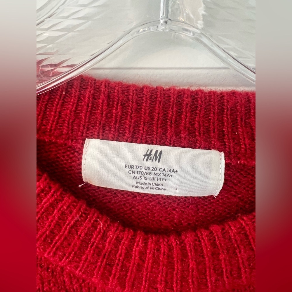 H&M Vibrant Red Sweater - Picture 3 of 3